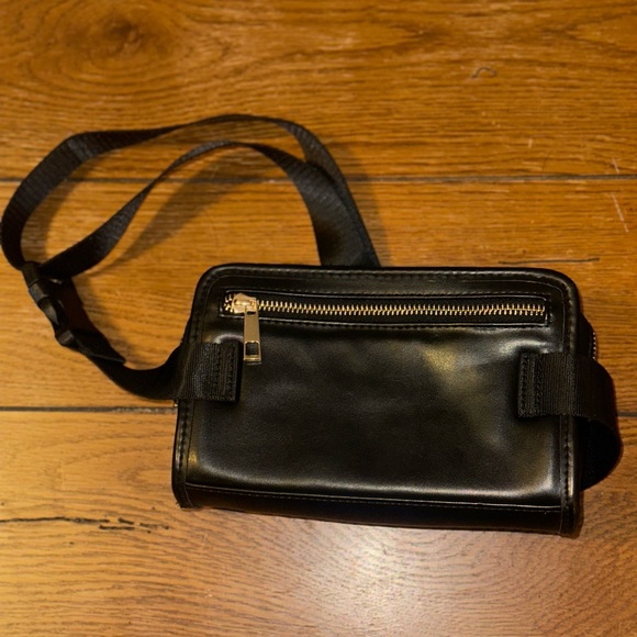 Amanda Uprichard Black Bag with Gold Accents - Picture 1 of 4